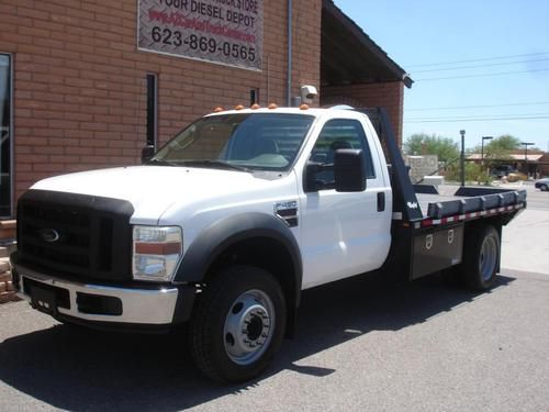 2008 ford f450 super duty power stroke diesel flat bed