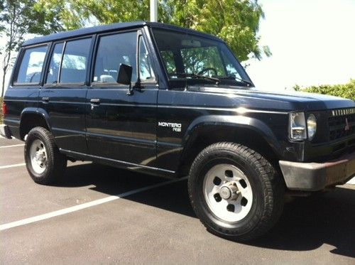 1991 mitsubishi montero black 4wd no reserve