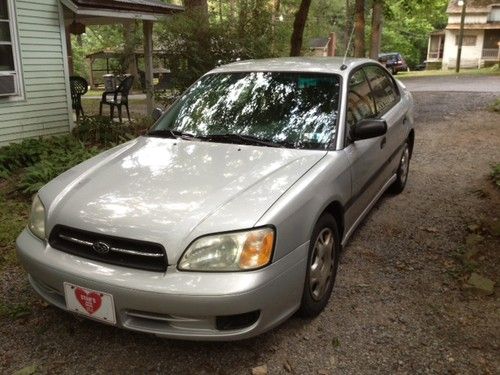 2002 subaru legacy l sedan 4-door 2.5l, silver