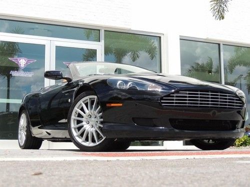 Florida garage kept aston martin db9 black on tan loaded only 17k miles