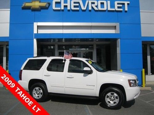 Lt 09 white diamond xm v8 trailer hitch folding seats bluetooth 63k flex cruise