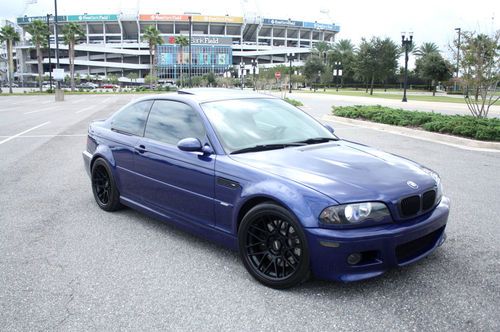 2006 bmw e46 m3. aa supercharged zcp competition package. interlagos blue