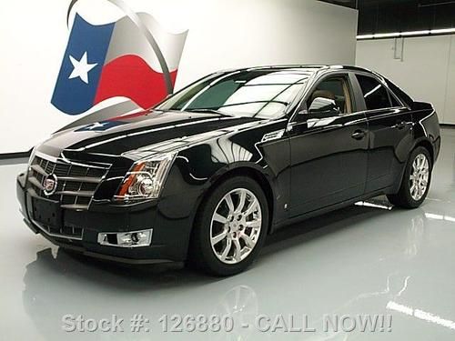 2009 cadillac cts 3.6l di sedan auto pano roof nav 50k texas direct auto