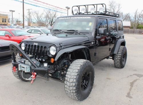 3.6l v6 automatic lifted roof rack black rims off road tires winch power equip
