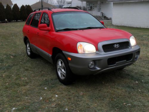 2003 hyundai santa fe v-6 gls (all wheel drive) may take trade