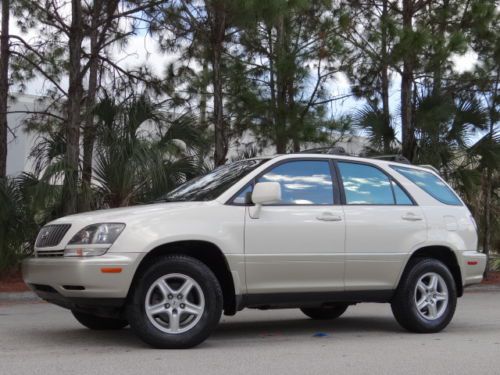 Lexus rx300 awd * no reserve mint! one owner! limited package no rust florida