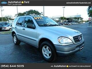 1999 mercedes-benz m-class 4dr awd 3.2l moonroof leather one owner extra clean !