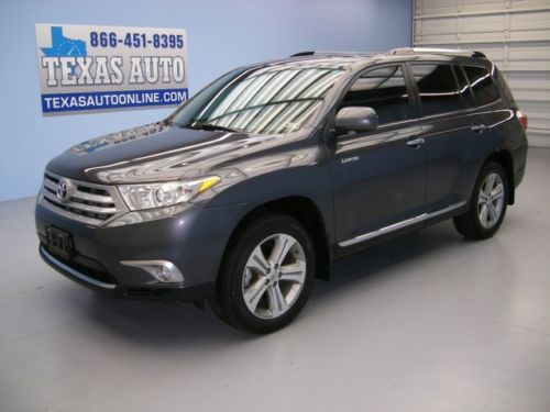 We finance!!!  2012 toyota highlander limited roof heated leather 36k texas auto