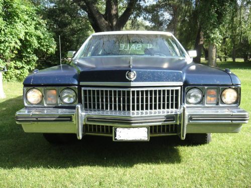 Holygrail of cadillacs 1973 fleetwood brougham-hot rod rat rod original no res.!