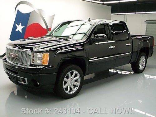 2013 gmc sierra denali crew sunroof nav rear cam 19k mi texas direct auto