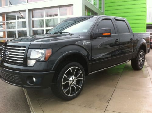 Harley davidson crew cab leather nav 4x4 v8 1 owner certified black truck 4wd