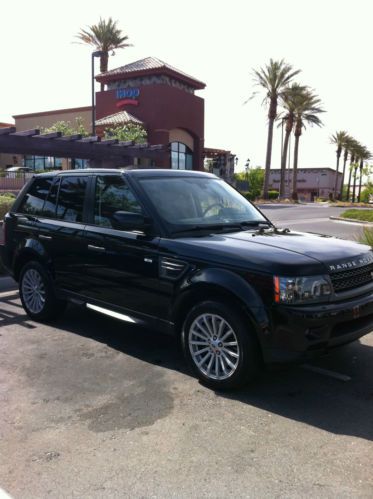 Sleek range rover sport new black rims