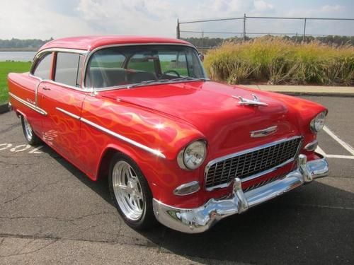 1955 chevy bel air resto mod 468 c.i. a/c quality build