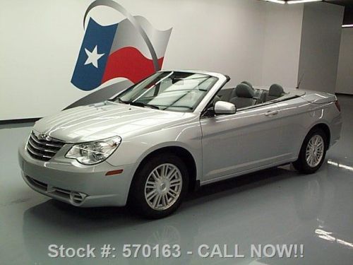 2008 chrysler sebring touring convertible alloys 10k mi texas direct auto