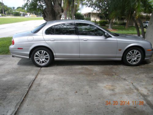 2003 jaguar s-type 4.2 low miles, near mint florida car