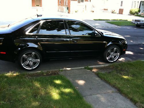 2006 black on black audi a4