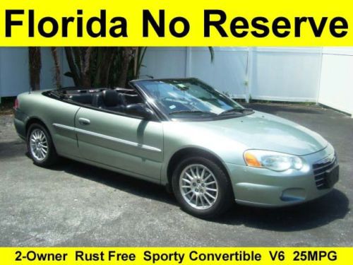 No reserve hi bid wins 2owner convertible sharp serviced rust free 25mpg v6 fla