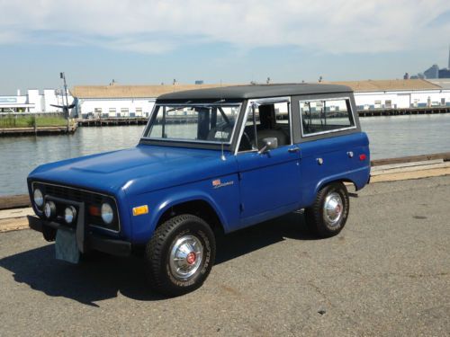 1976 ford bronco sport (special decor group) original v8 302 automatic blue