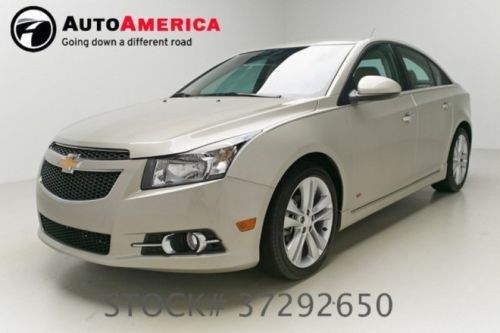 2013 chevy cruze ltz 8k low mile rear cam heat seat keyless go clean carfax