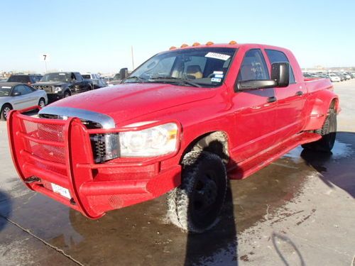 2006 dodge ram mega cab 3500 4x4 dually diesel crew cab