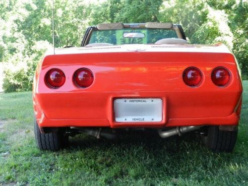 1975 chevrolet corvette stingray numbers matching 2dr convertible