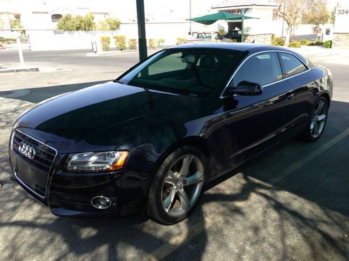 2012 audi a5 quattro coupe 2-door turbo premium plus package blue metalic