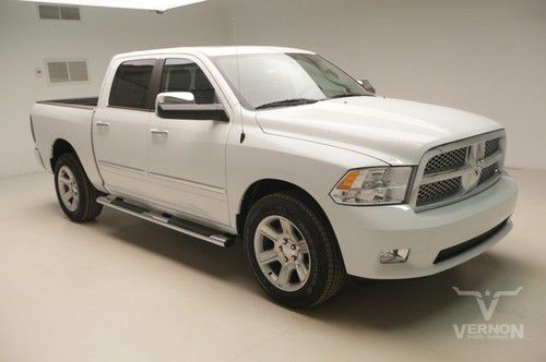 2012 laramie limited crew 4x4 navigation sunroof leather heated rear dvd v8 hemi