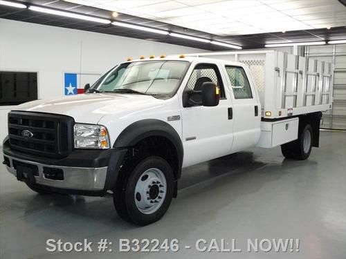 2007 ford f450 crew diesel dually dump box platform 11k texas direct auto