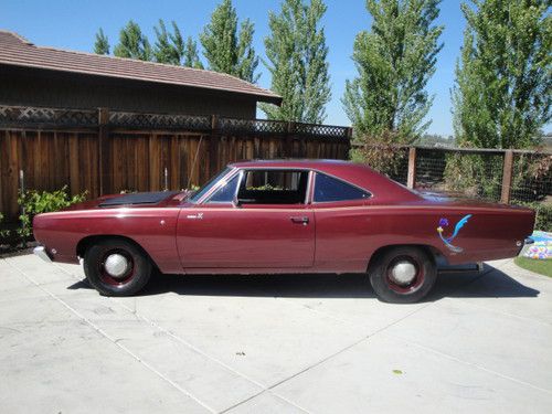 1968 plymouth roadrunner 383 matching numbers 4spd w/ factory protect-o-plate