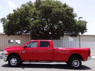 2012 red st dually 6.7l i6 4x4 6-speed manual cummins sirius mp3 cruise