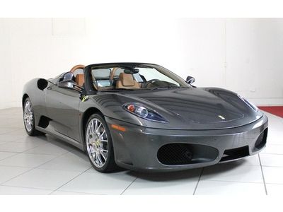 2007 ferrari approved cpo f430, grigio silverstone/cuoio