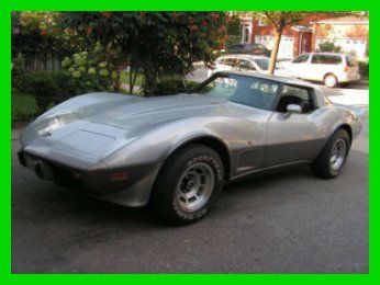 78 chevrolet corvette silver anniversary t-top