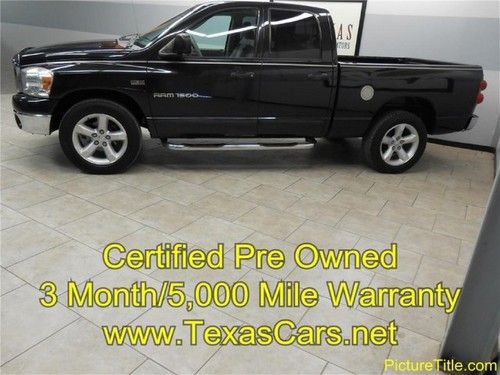 07 ram 1500 slt hemi v8 quad cab warranty finance texas