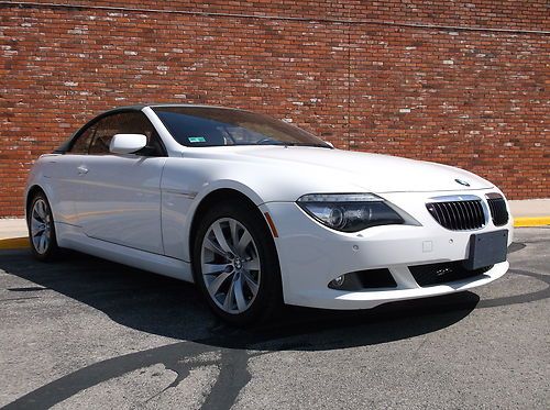 2008 bmw 650i convertible 67k miles alpine white, cashmere leather clean!!