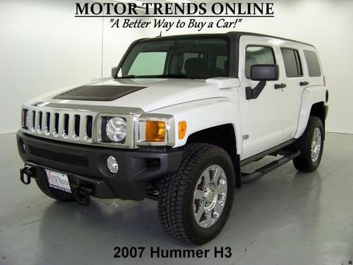 4x4 chrome wheels sunroof running boards tow pkg 2007 hummer h3 56k