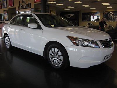 10 honda accord lx sedan white