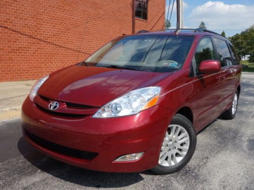 Toyota sienna xle tv dvd leather 3 row clean power sliding doors no reserve