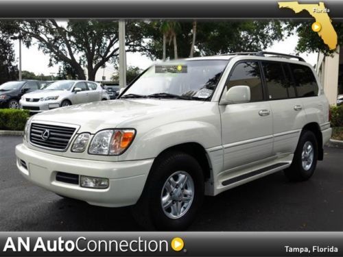 Lexus lx 470 luxury suv 4wd leather &amp; sunroof clean carfax