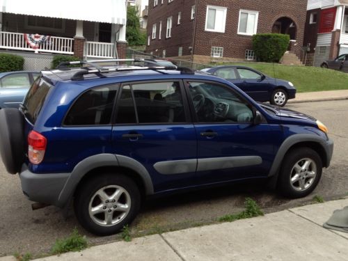 2001 toyota rav4 137k miles metallic blue rav 4 roof racks