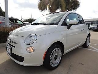 2013 fiat 500 2dr conv sport pop cabrio bordeaux red top back up senors bluetoot