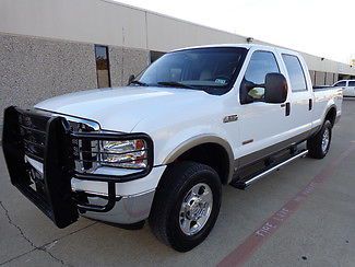 2006 ford f250 lariat crew cab short bed powerstroke diesel fx4-4x4-no reserve
