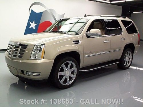 2011 cadillac escalade luxury sunroof nav dvd 22&#039;s 21k texas direct auto