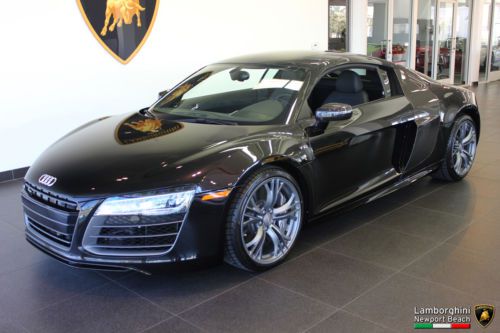 R8 v10 plus, 6-speed manual gearbox, panther black/black, carbon fiber loaded!