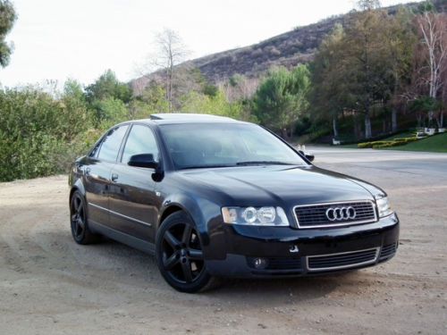 2003 audi a4 1.8 turbo black/black california car