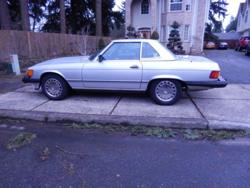 Nice! 1987 mercedes-benz roadster sl-class sl560 removablehardtop/convertible