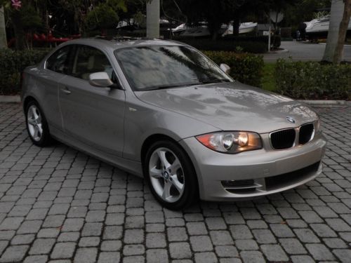 11 128i coupe automatic leather premium pkg sunroof bluetooth 1 florida owner