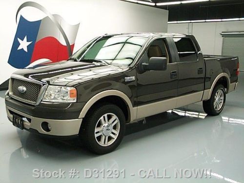 2007 ford f-150 lariat crew leather 6-passenger 73k mi texas direct auto