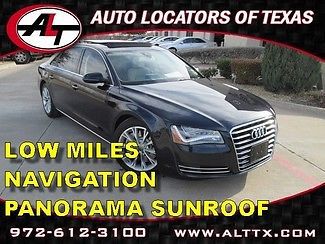 2011 audi a8l quattro awd navigation panorama sunroof premium package