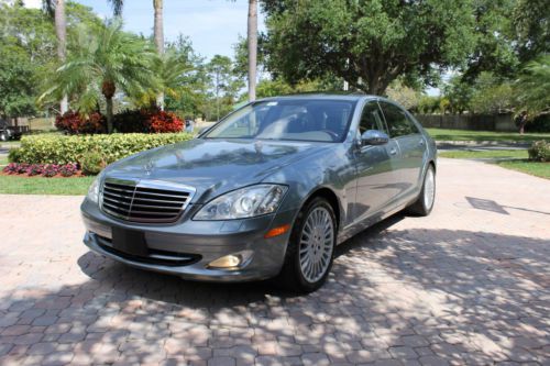 2007 mercedes-benz s550 sedan 4-door 5.5l one owner! perfect carfax no reserve!!