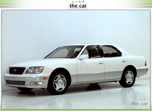 99 ls400 low miles premium pkg heated seats 6 cd changer xenon moonroof pristine